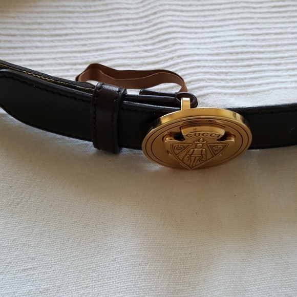 GUCCI AUTHENTIC VINTAGE GUCCI MONOGRAM BELT main image 5